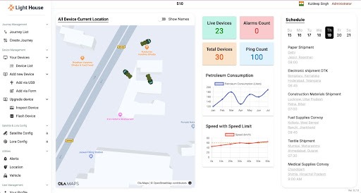 NavIC Convoy Management System