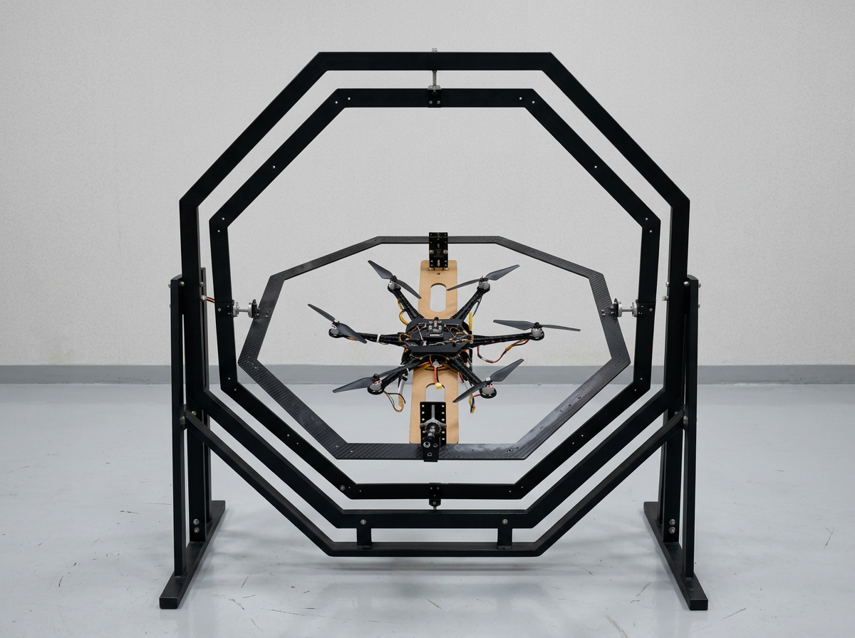 Drone Testing 3-Axis Gyro Rig